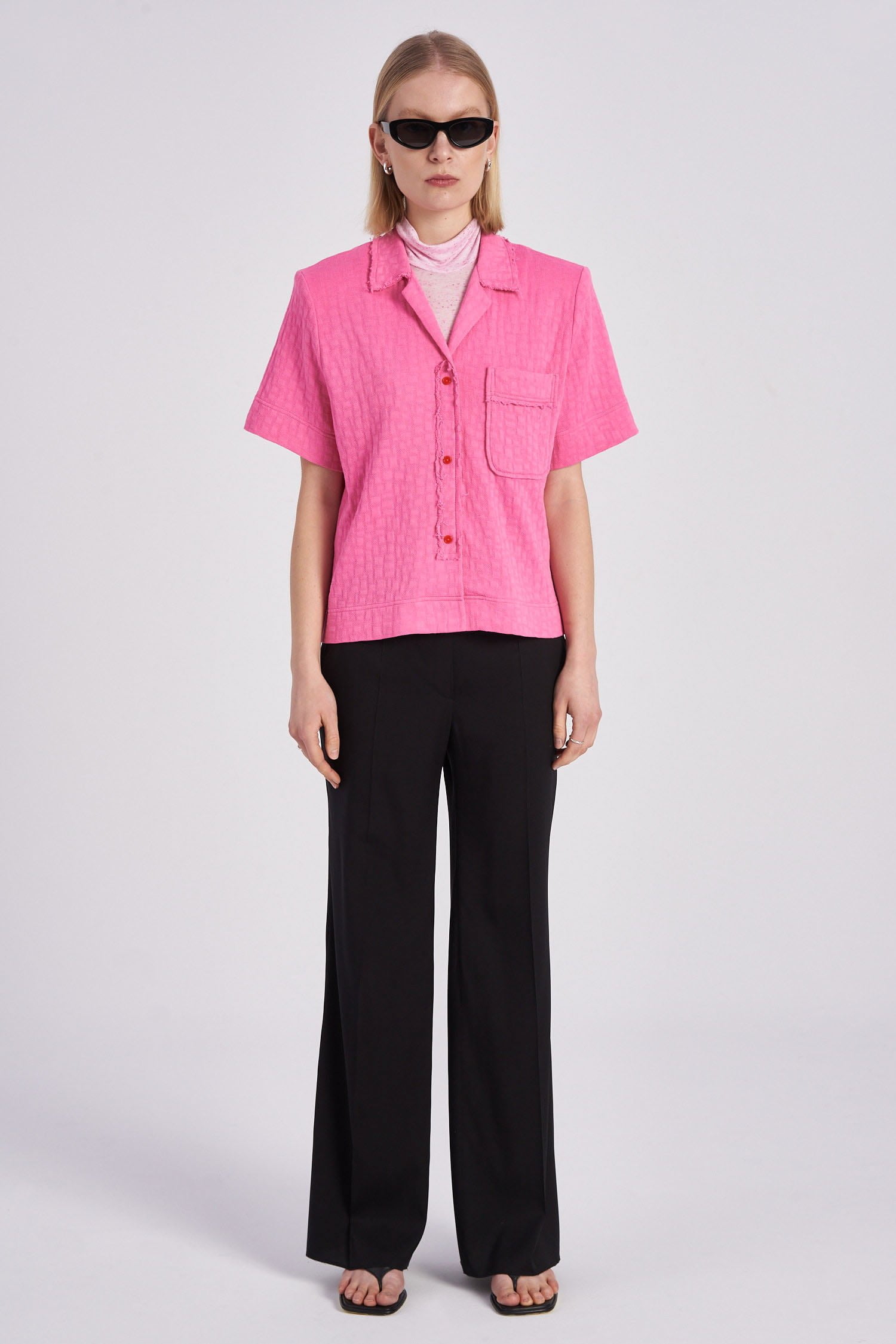 Acephala Fw2021 22 Pink Shirt 090