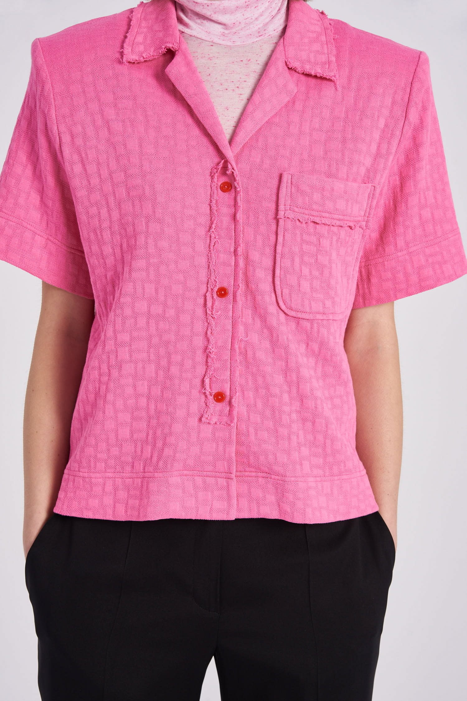 Acephala Fw2021 22 Pink Shirt 130