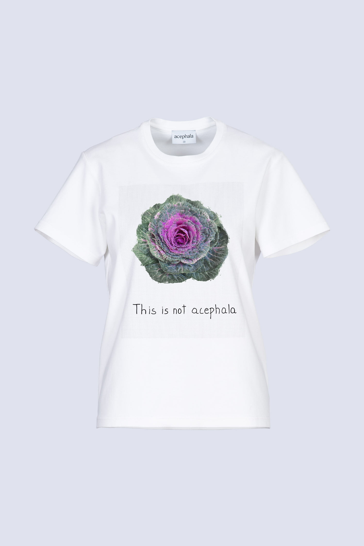 Acephala Ss22 Packshot Cabbage Print T Shirt