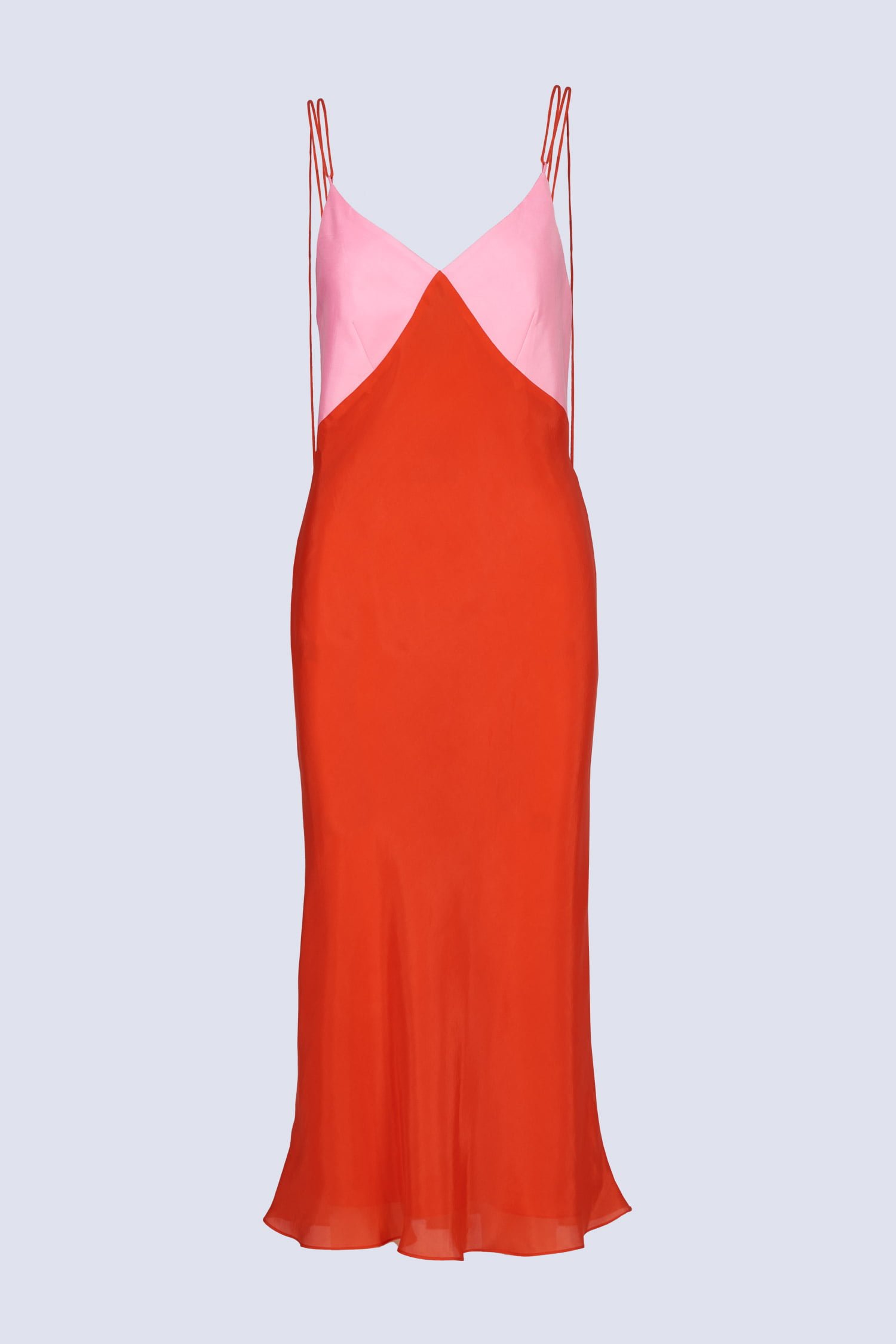 Sukienka wsuwana Acephala Ss22 Packshot Color Blocked Slip Dress