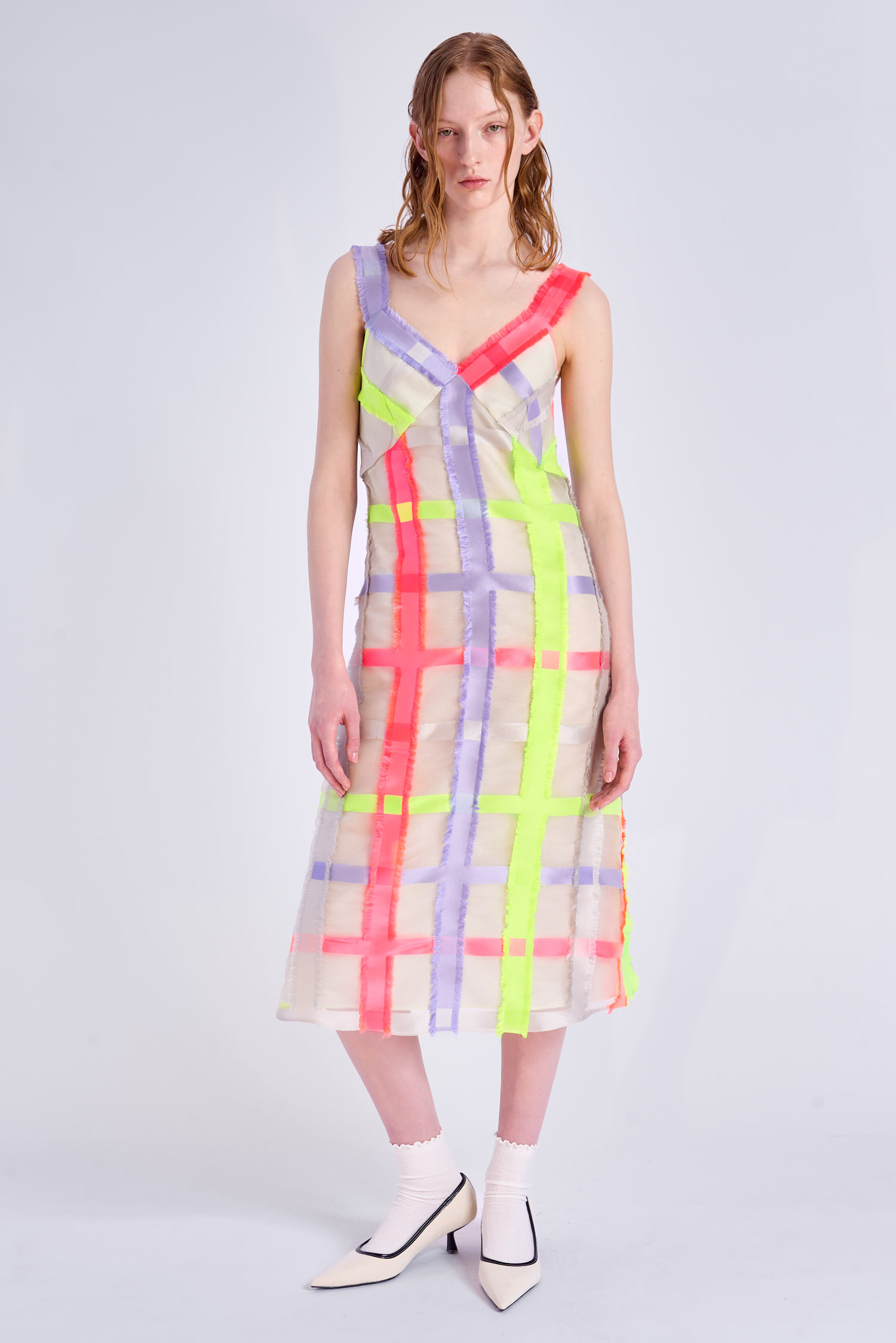 Acephala Ss2024 Online Silk Jacquard Dress 108